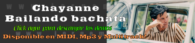 Chayanne - Bailando bachata midi instrumental mp3 karaoke multitrack