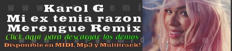 Karol G - Mi ex tenia razon (Remix Merengue) PISTA INSTRUMENTAL