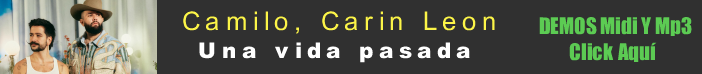 Camilo y Carin Leon - Una vida pasada midi mp3 karaoke multitrack