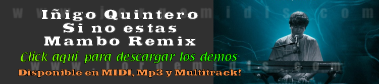 Iñigo Quintero - Si no estas (Mambo Remix) PISTA INSTRUMENTAL
